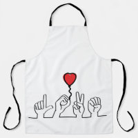 Le sourd, l'amour du langage gestuel. Je t'aime.