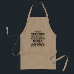 Tablier Le Special drôle d'autisme a besoin de professeur<br><div class="desc">Ce tablier drôle indique le professeur d'autisme, seulement parce que Ninja multitâche n'est pas une fonction réelle. Ce tablier peut être personnalisé pour dire les besoins spéciaux professeur, le professeur de syndrome de Down, ou même juste un professeur spécial général. Ces tabliers sont grands pour la fabrication de la lumière...</div>