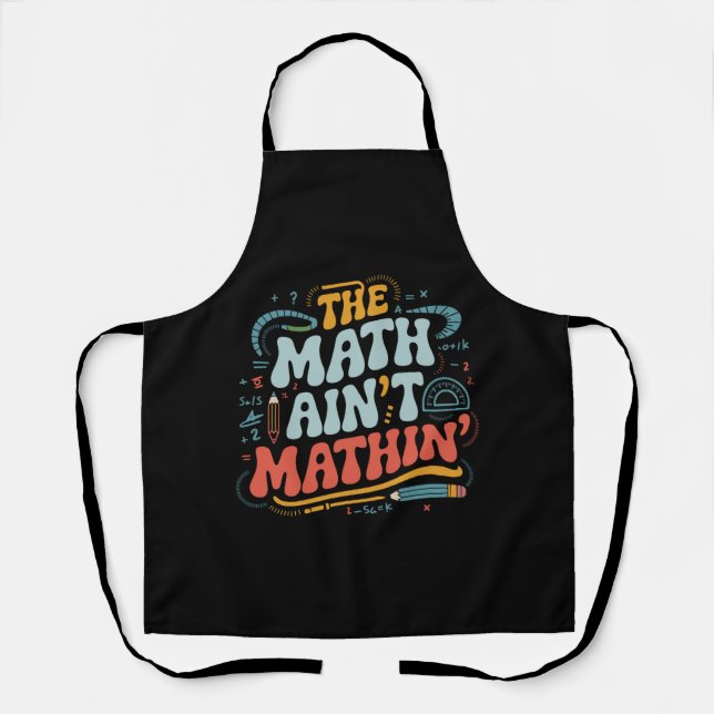 Tablier Le spectacle mathématique n'est pas mathématique M (Recto)