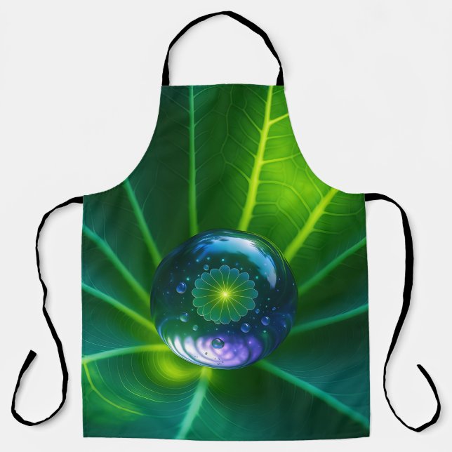Tablier Leaf Droplet Apron (Recto)
