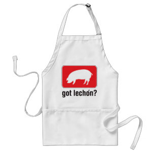 Tablier Lechon obtenu - rouge