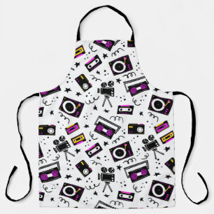 Tablier Lecteur de musique, magnétophone, bande vidéo, cam