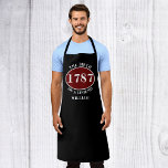 Tablier Légende noire<br><div class="desc">Besoin d'un cadeau d'anniversaire unique pour quelqu'un ? Envie de votre propre tablier pour la cuisine ? Montrez votre style et vos compétences culinaires avec ce tablier noir ! Parfait pour tous les chefs de maison dans la fabrication, cet tablier est fait à partir d'un matériau de haute qualité et...</div>