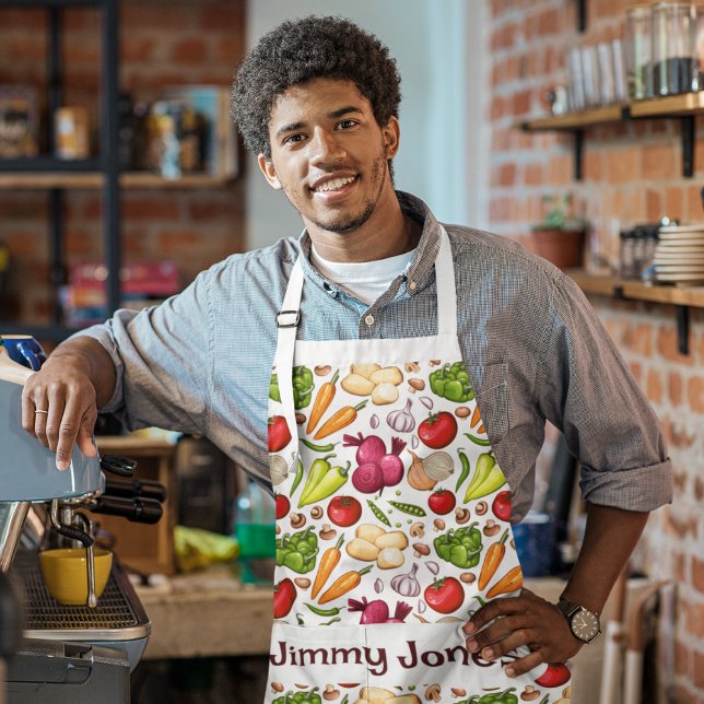Tablier Légumes de jardinage personnalisés (Créateur téléchargé)