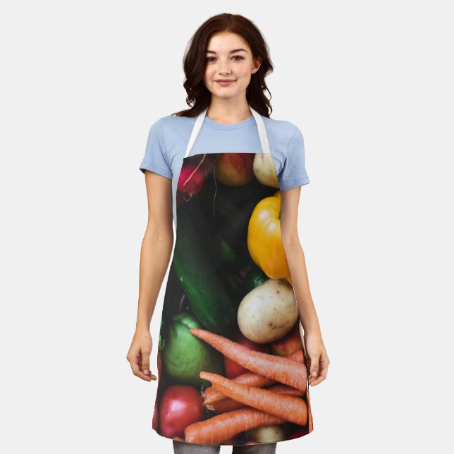 Tablier Légumes sains (Porté)