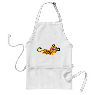 Tablier Leopard Facétieux Cartoon