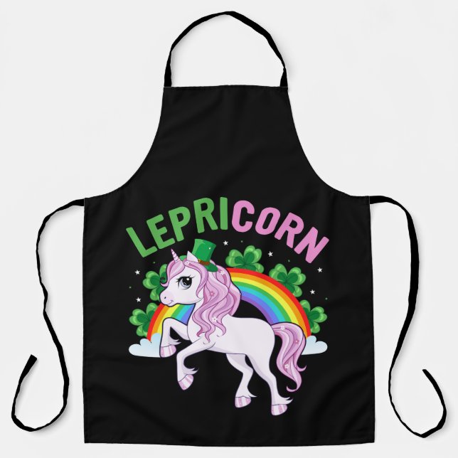 Tablier Lepricorn Saint Patrick | Lucky Rainbow (Recto)