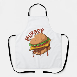 Tablier Les amateurs de hamburgers