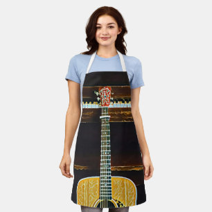 Tablier Les amoureux de guitare cadeaux