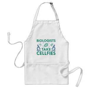 Tablier Les biologistes prennent des cellules