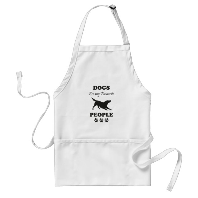 Tablier Les Chiens Sont Mes Gens Préférés Apron (Devant)