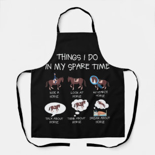 Tablier Les Choses Que Je Fais Dans Mon Temps De Rechange,