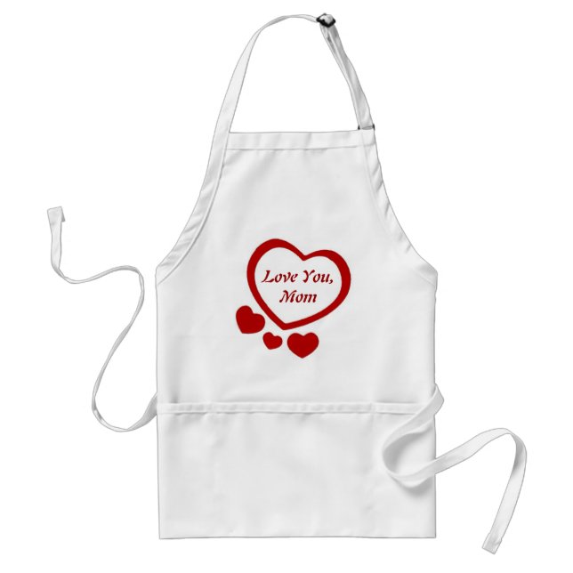 Tablier Les Coeurs t'aiment maman Apron (Devant)
