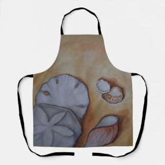 Tablier Les coquillages en bord de mer