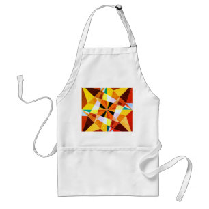 Tablier Les couleurs chaudes refroidissent des formes