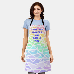 Tablier Les créateurs sont rarement Tidy Rainbow Apron