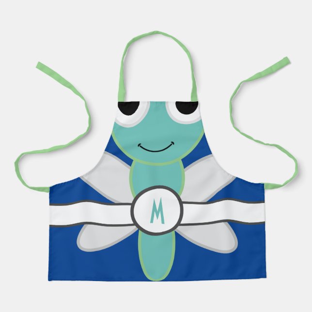 Tablier Les enfants monogramme dragonfly Apron (Recto)