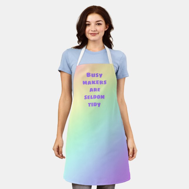 Tablier Les fabricants occupés sont rarement Tidy Rainbow  (Porté)