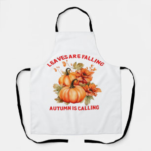 Tablier Les feuilles tombent, l'automne appelle Design Cla