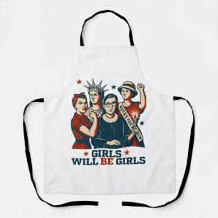 Tablier Les Filles Seront Des Filles Féministes Empower Fe