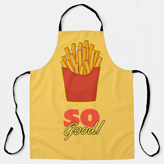 Tablier Les Français Fries Tellement Bien ! (Recto)