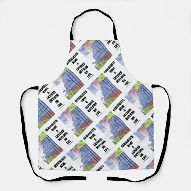 Tablier Les Géologues Ont Une Perspective À Couche Sur L'H (Recto)