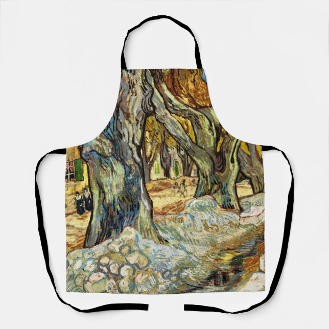 Tablier Les Grands Platanes Par Vincent Van Gogh (Recto)