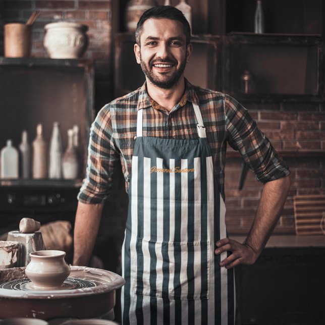 Tablier Les impacts de la marine | Le Monogramme de Gentle (Créateur téléchargé)