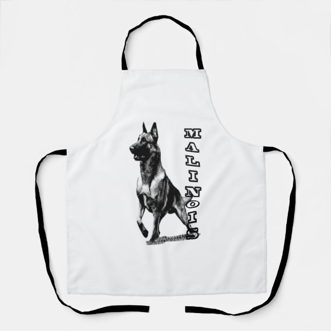 Tablier Les Malinois belges sont les meilleurs (Recto)