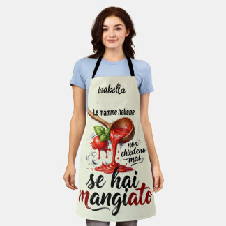 Tablier Les Mamans Italiennes Maman Italienne Drôle Cuisin