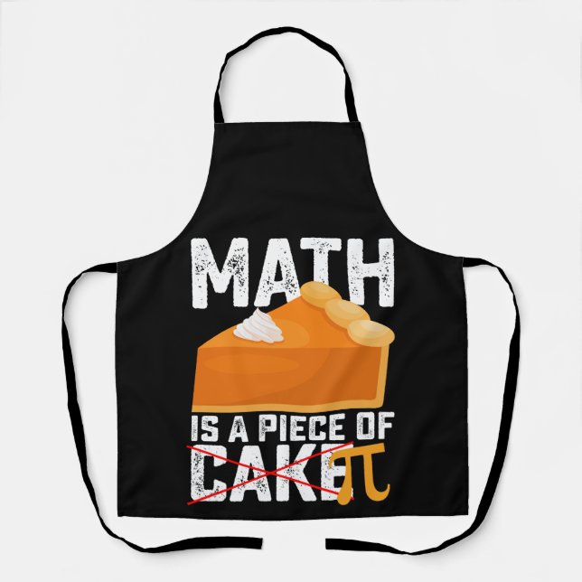 Tablier Les maths sont un jeu d'enfant jour de Pi drôle (Recto)