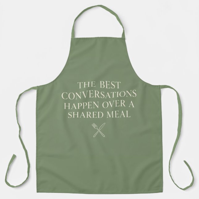 Tablier Les meilleures conversations (Recto)