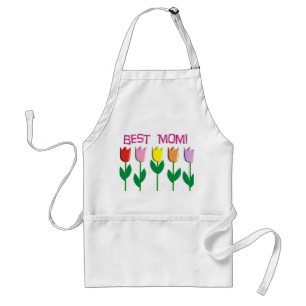 Tablier Les meilleurs cadeaux de conception de tulipes de