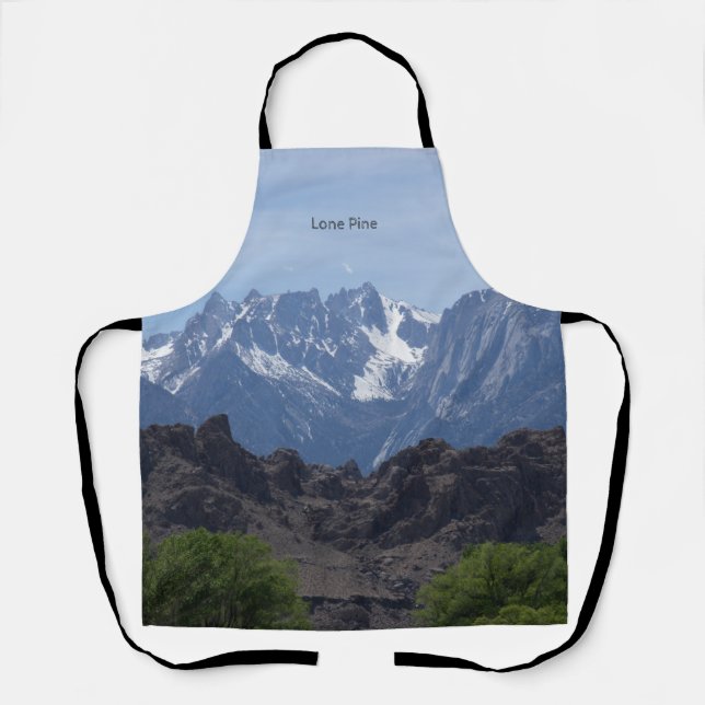 Tablier Les montagnes de Californie (Recto)