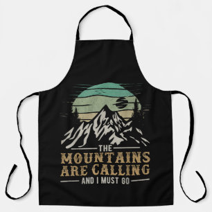 Tablier Les montagnes m'appellent et je dois y aller