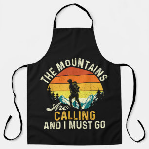 Tablier Les montagnes m'appellent et je dois y aller