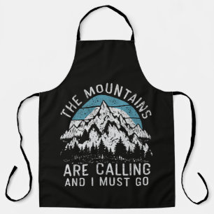 Tablier Les montagnes m'appellent et je dois y aller