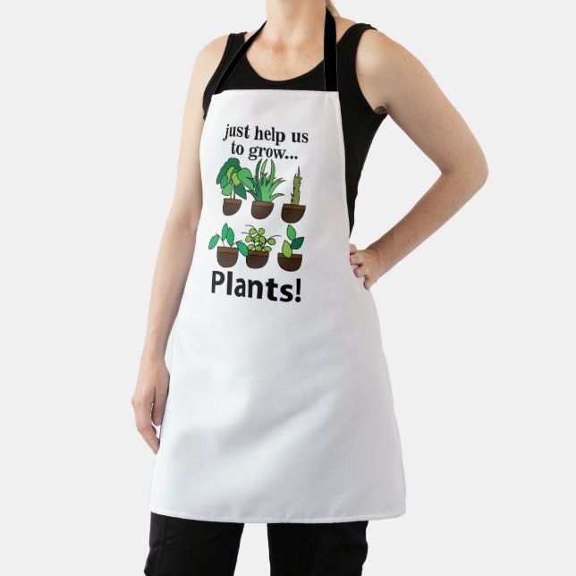 Tablier Les plantes nous aident juste à faire pousser des  (Insitu)