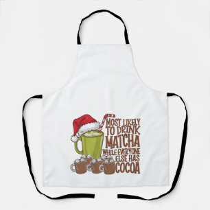 Tablier Les plus susceptibles de boire Matcha et regarder 