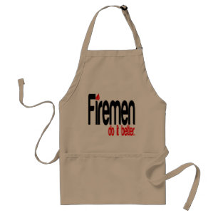Tablier Les pompiers font mieux plaisanter