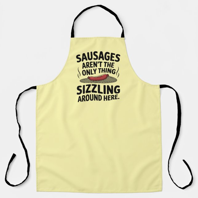 Tablier Les saucisses ne sont pas la seule chose qui s'éta (Recto)