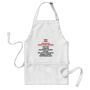Tablier Les sept groupes alimentaires de base Apron adulte