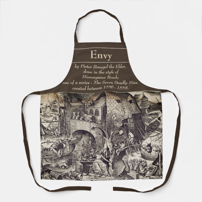 Tablier Les Sept Péchés Mortels - Envy Apron (Recto)