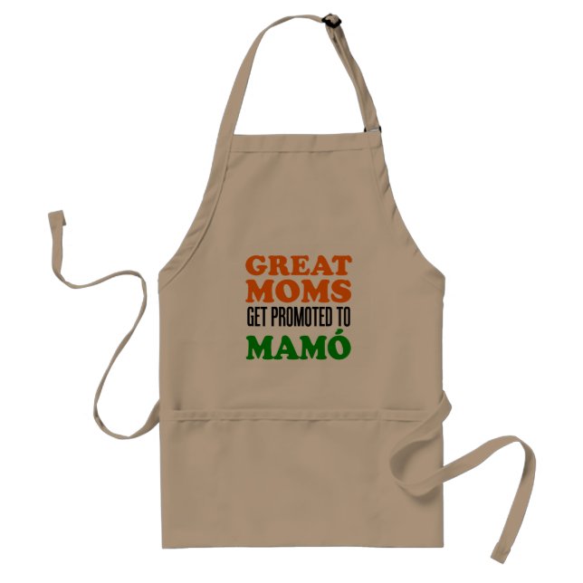 Tablier Les Super Moms Sont Promues Sur Mamo Irish Apron (Devant)