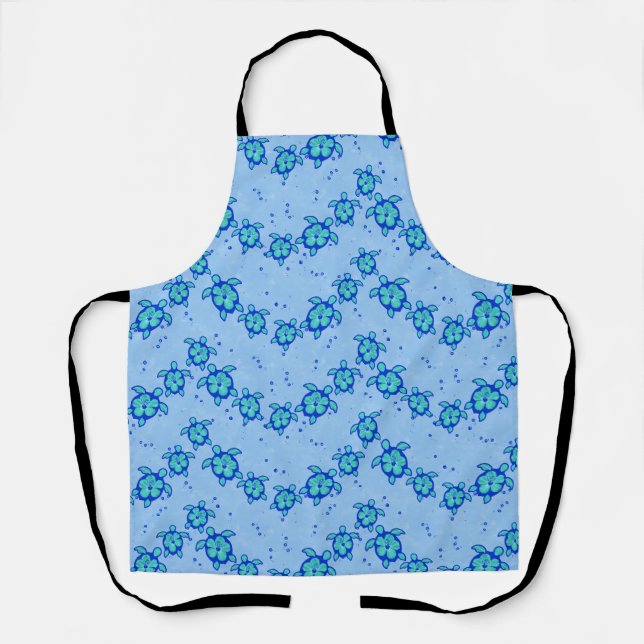 Tablier Les tortues de mer Hawaiian Honu Hibiscus (Recto)