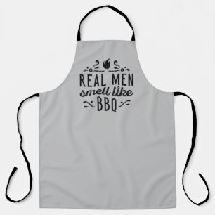 Tablier Les vrais hommes sentent comme le BBQ