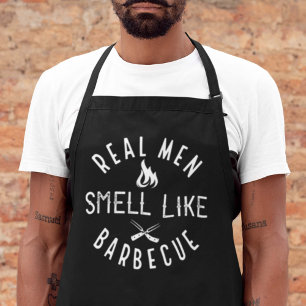 Tablier Les vrais Hommes Sentent Comme Un Barbecue