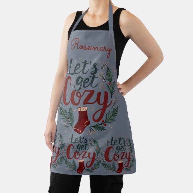 Tablier Lettre de Pine Berry pour des vacances cosy (Insitu)