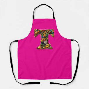 Tablier Lettre style dinde de Thanksgiving