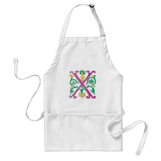 Tablier Lettre X monogramme (Devant)